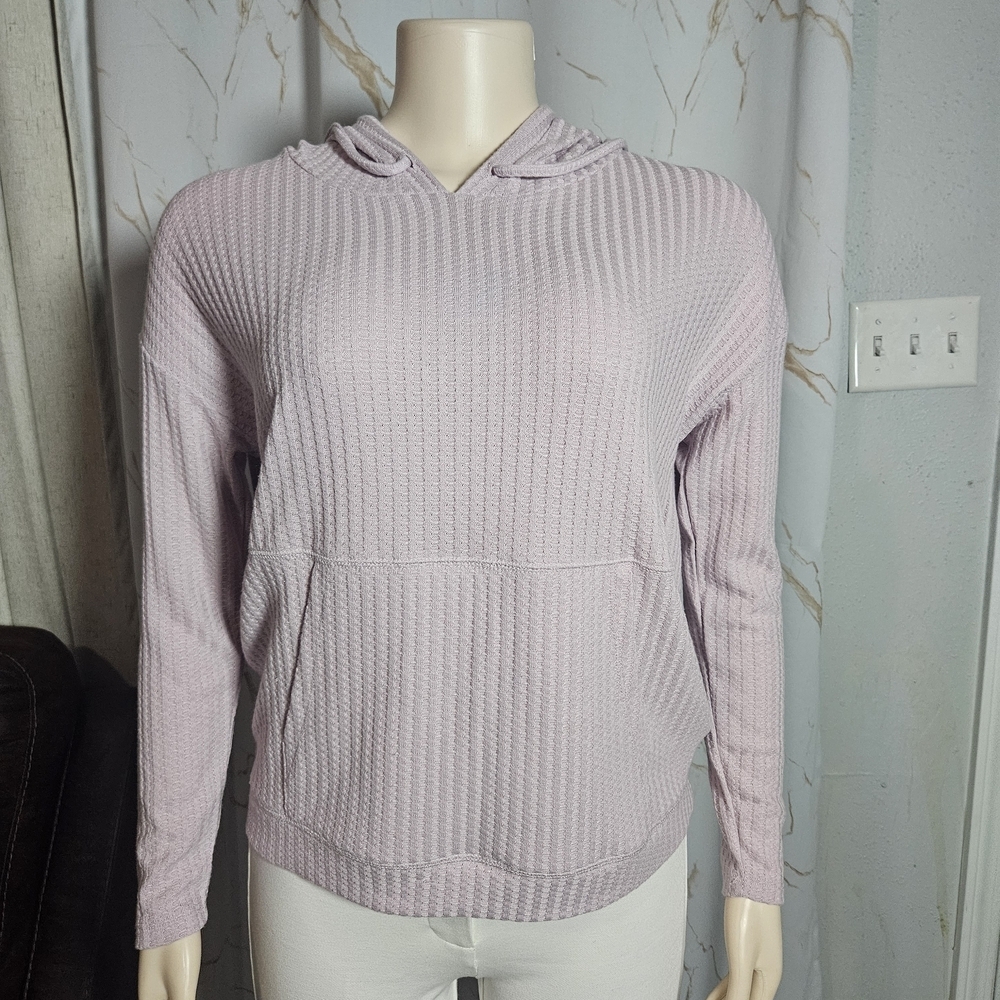 Lavender Hooded Women's Top